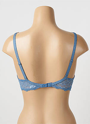 Sutien efect material satinat top sutien modelat albastru SIMONE PERELE femeie