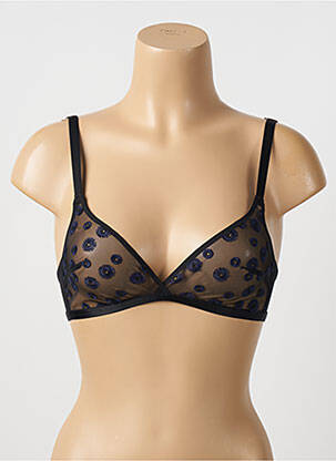 Sutien fără armatură top triunghiuri negru SIMONE PERELE femeie