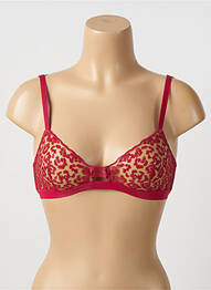 Sutien fără armatură top triunghiuri roz SIMONE X SIMONE PÉRÈLE femme