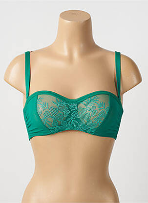 Sutien broderie top bentiță verde SIMONE X SIMONE PÉRÈLE femeie
