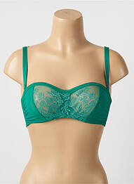 Sutien broderie top bentiță verde SIMONE X SIMONE PÉRÈLE femme