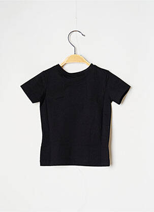 Tricou croială cambrată mâneci scurte negru J.O MILANO fată