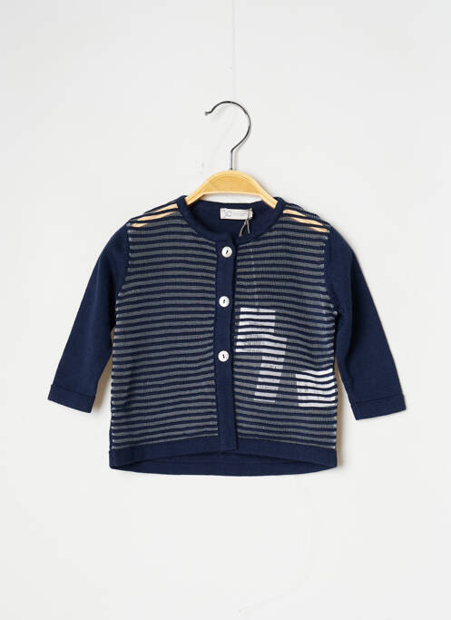 Vestă cu mâneci lungi albastru J.O MILANO fată