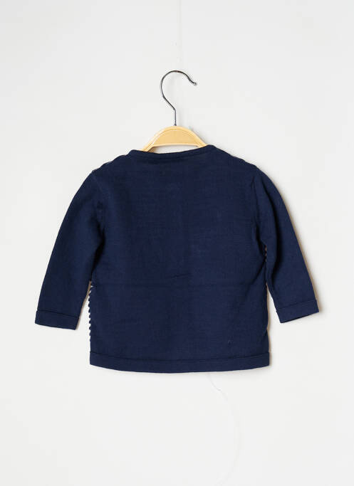 Vestă cu mâneci lungi albastru J.O MILANO fată