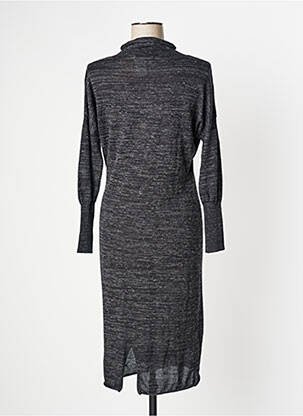 Rochie midi mâneci lungi mâneci lungi gri TIMEOUT femeie
