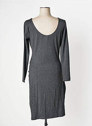 Rochie midi mâneci lungi mâneci lungi gri TIMEOUT femeie