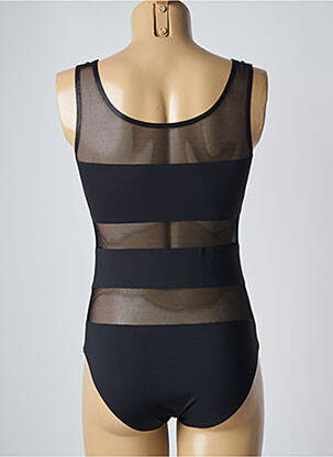 Body de lenjerie efect material satinat negru IMPLICITE femeie