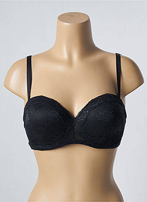 Sutien efect material satinat top sutien modelat negru MARKS AND SPENCER femeie