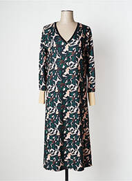 Rochie lungă mâneci lungi mâneci lungi negru EGO femme