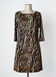 Rochie midi mâneci 3/4 mâneci 3/4 negru VEGAS femeie