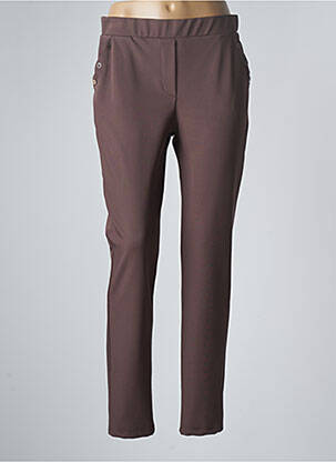 Pantalon slim maro HALOGENE femeie