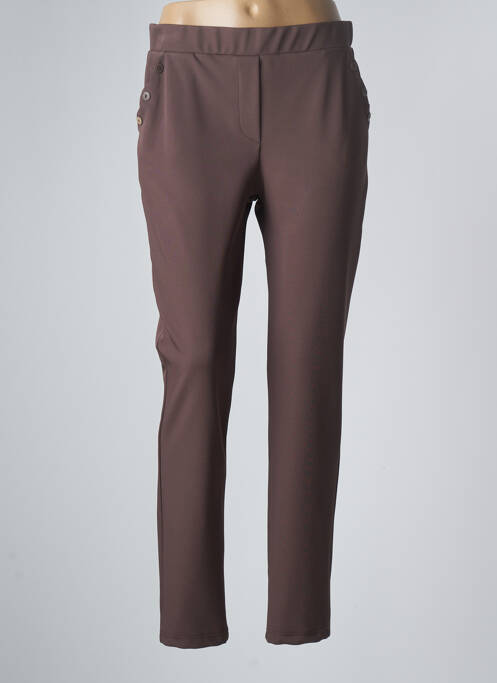 Pantalon slim maro HALOGENE femeie