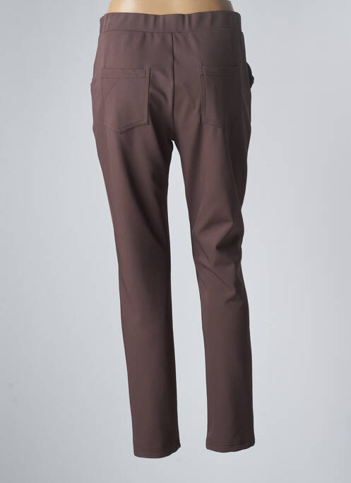 Pantalon slim maro HALOGENE femeie