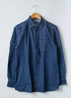 Cămașă cu mâneci lungi albastru 12IA bărbat