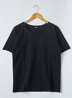 Tricou elasticitate mâneci scurte negru 12IA bărbat