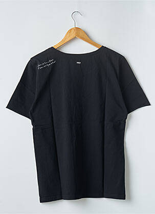 Tricou elasticitate mâneci scurte negru 12IA bărbat