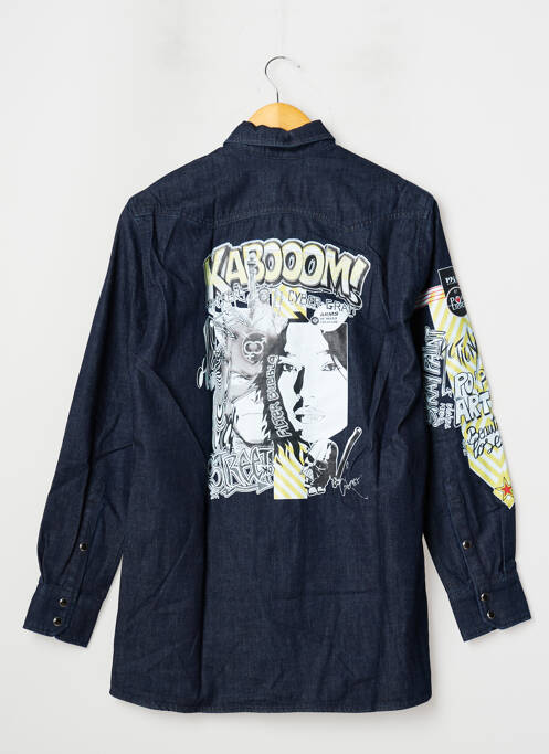 Cămașă cu mâneci lungi albastru 12IA bărbat