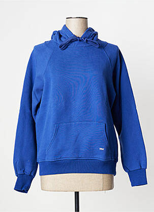 Hanorac cu glugă albastru 12IA femeie