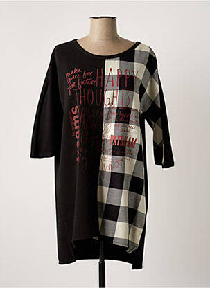 Tunică mâneci lungi negru MISS MISS femeie