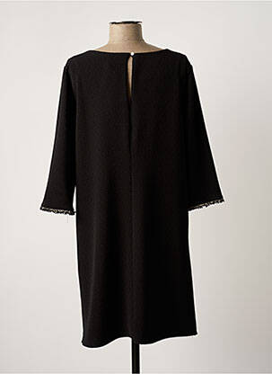 Rochie scurtă mâneci 3/4 mâneci 3/4 negru VINTAGE LOVE femeie
