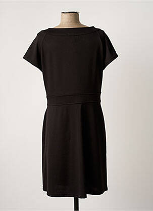 Rochie midi mâneci scurte mâneci scurte negru FILLE A SUIVRE femeie