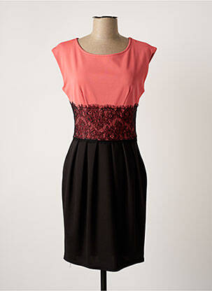 Rochie midi roz FILLE A SUIVRE femeie