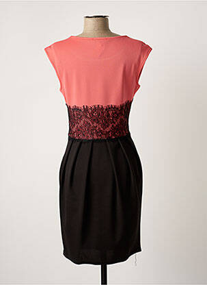 Rochie midi mâneci scurte mâneci scurte roz FILLE A SUIVRE femeie