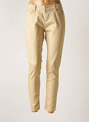 Pantalon slim bej CHARLIOR femeie