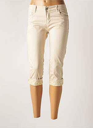 Pantalon trei sferturi bej ONADO femeie