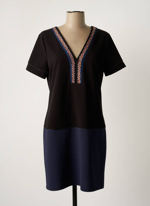 Rochie scurtă negru FILLE A SUIVRE femeie