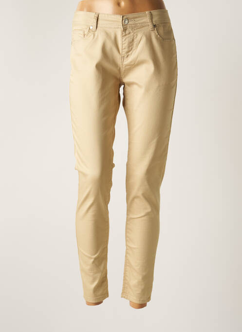 Pantalon slim bej CHARLIOR femeie