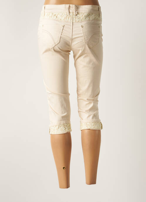 Pantalon trei sferturi bej ONADO femeie