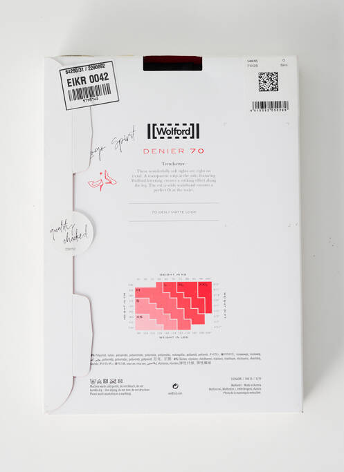 Colanți negru WOLFORD femeie