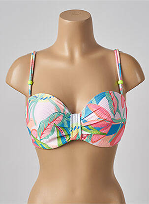 Sutien de costum de baie elasticitate top bentiță roz MARIE JO femeie