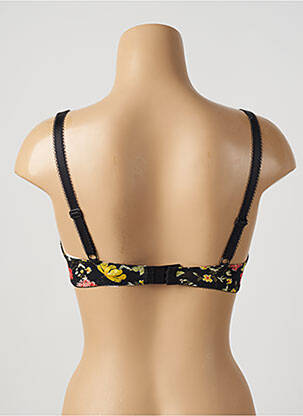 Sutien efect material satinat top sutien modelat negru ANTIGEL femeie
