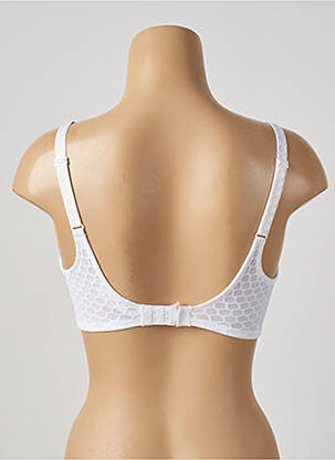 Sutien efect material satinat top sutien modelat alb PRIMADONNA femeie