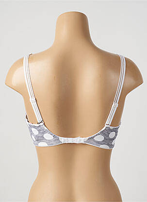 Sutien efect material satinat top sutien modelat gri PRIMADONNA femeie