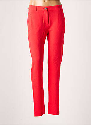 Pantalon slim roșu IKKS femeie