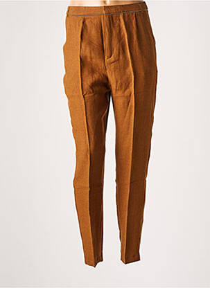 Pantalon slim maro I.CODE (By IKKS) femeie