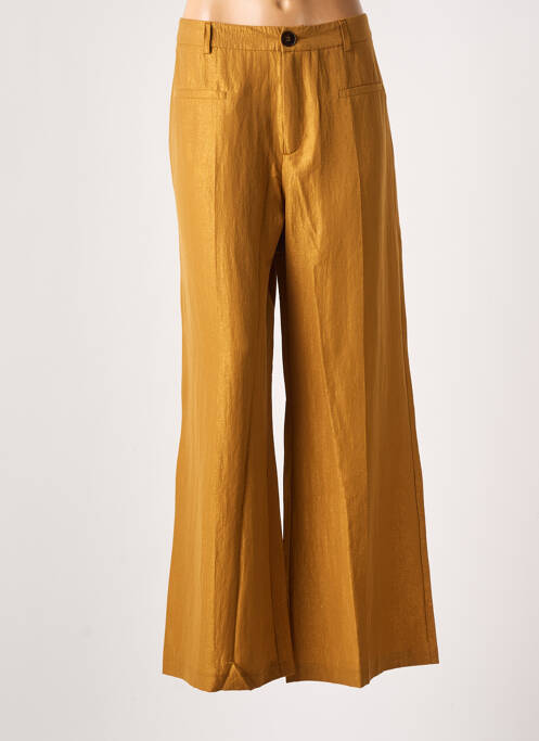 Pantalon larg galben I.CODE (By IKKS) femeie