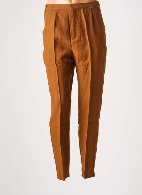 Pantalon slim maro I.CODE (By IKKS) femeie