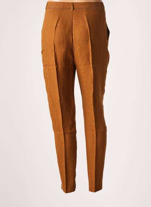 Pantalon slim maro I.CODE (By IKKS) femeie