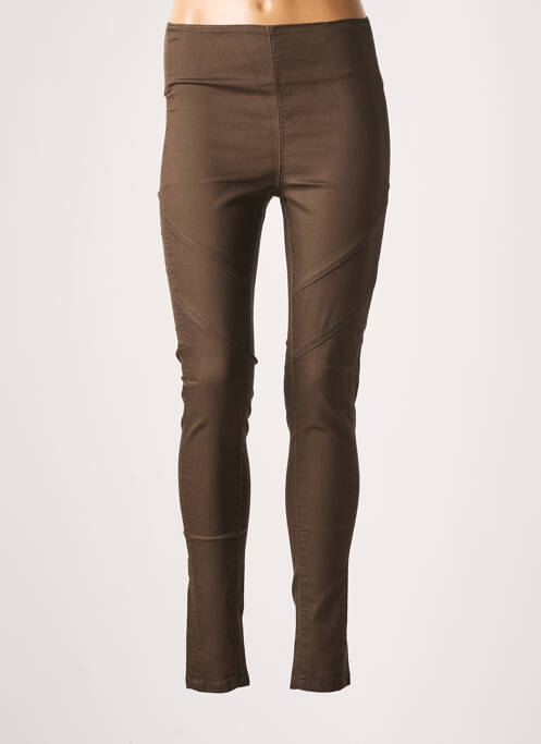 Jegging maro CAMAIEU femeie