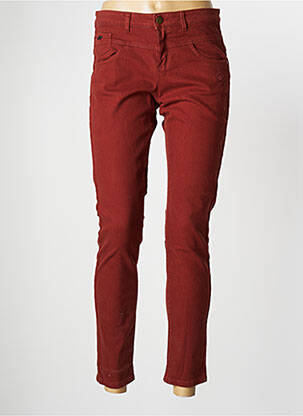 Blugi cu croială slim portocaliu ONE STEP femeie