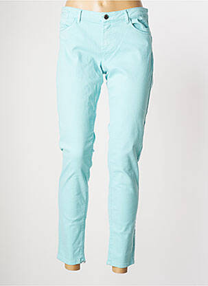 Pantalon 7/8 elasticitate talie joasă albastru ONE STEP femeie