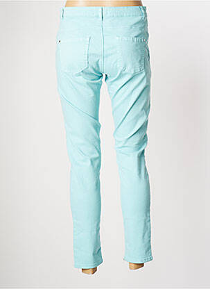 Pantalon 7/8 elasticitate talie joasă albastru ONE STEP femeie
