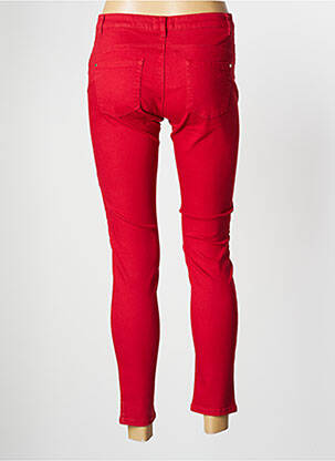 Pantalon 7/8 elasticitate talie joasă roșu ONE STEP femeie
