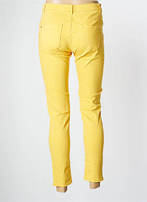 Pantalon 7/8 elasticitate talie joasă galben ONE STEP femeie