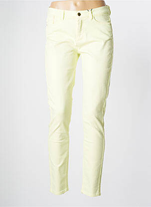 Blugi cu croială slim verde ONE STEP femeie