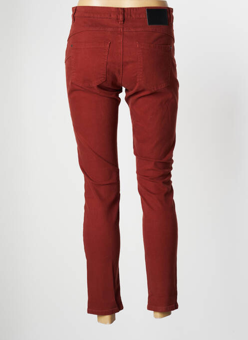 Blugi cu croială slim portocaliu ONE STEP femeie